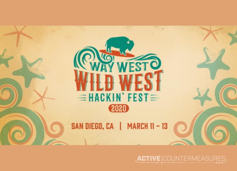 Wild West Hackin' Fest Way West! Active Countermeasures